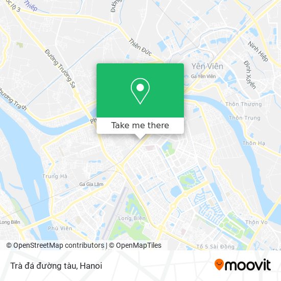 Trà  đá đường tàu map