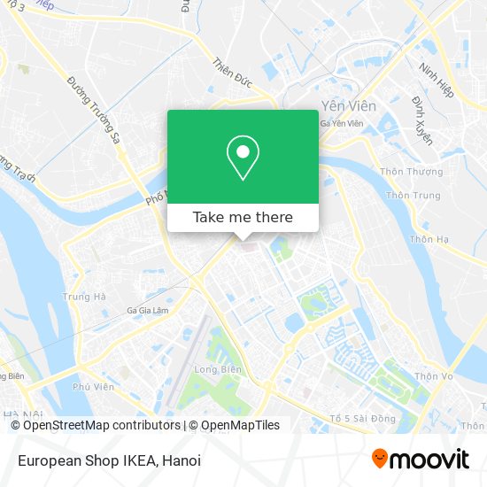 European Shop IKEA map
