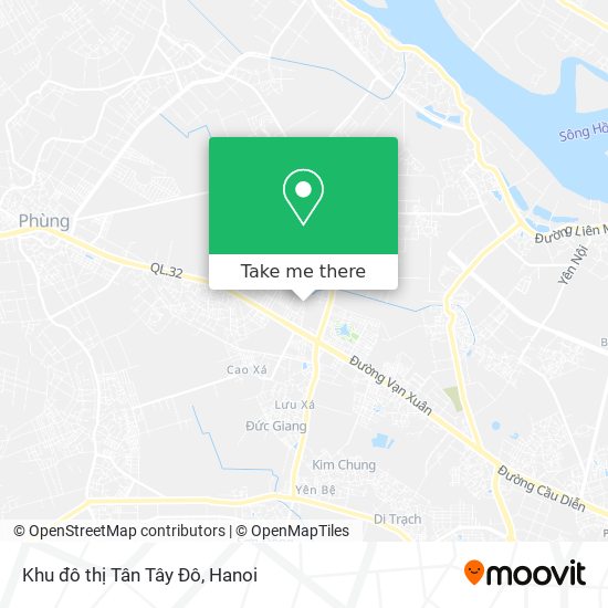 Khu đô thị Tân Tây Đô map