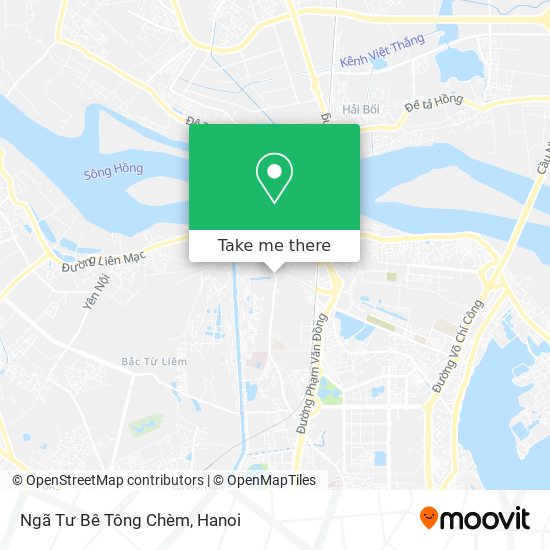 Ngã Tư Bê Tông Chèm map