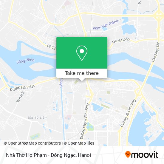 Nhà Thờ Họ Phạm - Đông Ngạc map