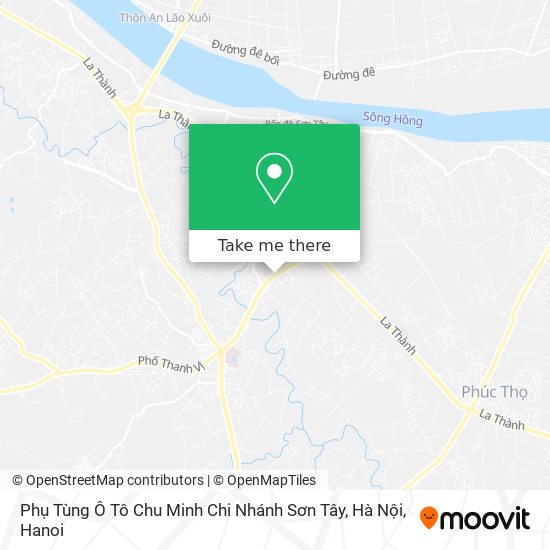 Phụ Tùng Ô Tô Chu Minh Chi Nhánh Sơn Tây, Hà Nội map