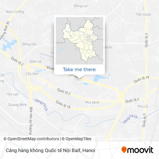 Cảng hàng không Quốc tế Nội Baif map
