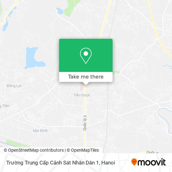 Trường Trung Cấp Cảnh Sát Nhân Dân 1 map