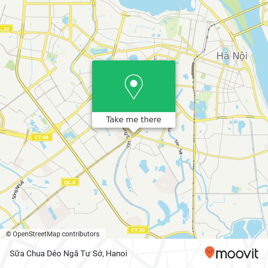 Sữa Chua Dẻo Ngã Tư Sở map