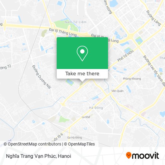 Nghĩa Trang Vạn Phúc map