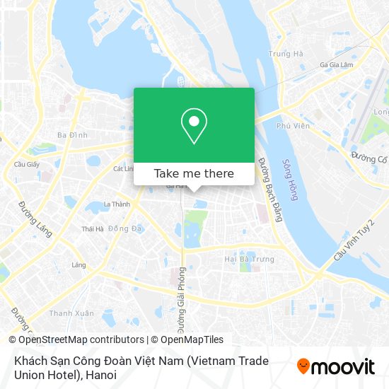 Khách Sạn Công Đoàn Việt Nam (Vietnam Trade Union Hotel) map