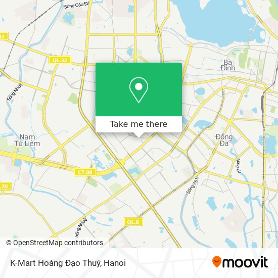 K-Mart Hoàng Đạo Thuý map