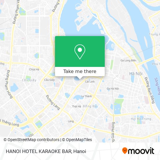 HANOI HOTEL KARAOKE BAR map