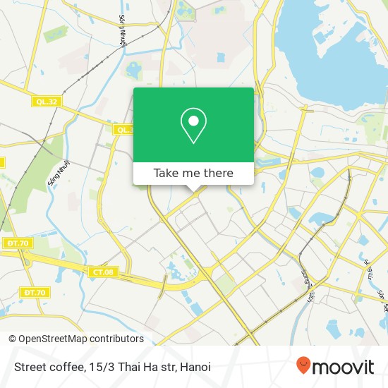 Street coffee, 15 / 3 Thai Ha str map