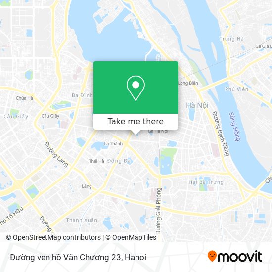 Đường ven hồ Văn Chương 23 map