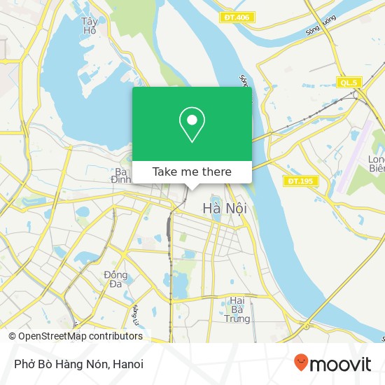 Phở Bò Hàng Nón map