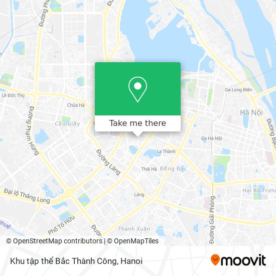 Khu tập thể Bắc Thành Công map