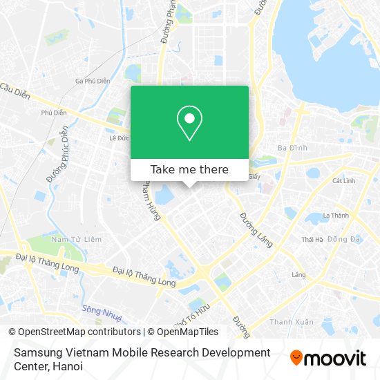 Samsung Vietnam Mobile Research Development Center map