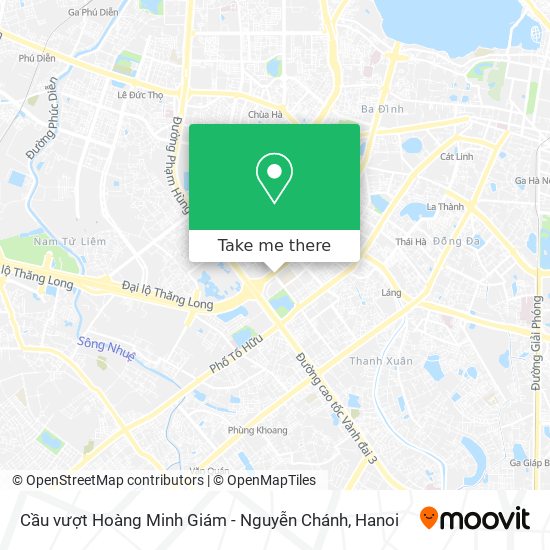 Cầu vượt Hoàng Minh Giám - Nguyễn Chánh map