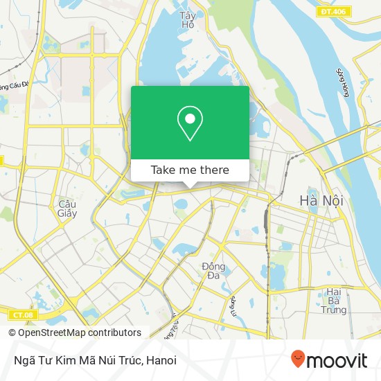 Ngã Tư Kim Mã Núi Trúc map