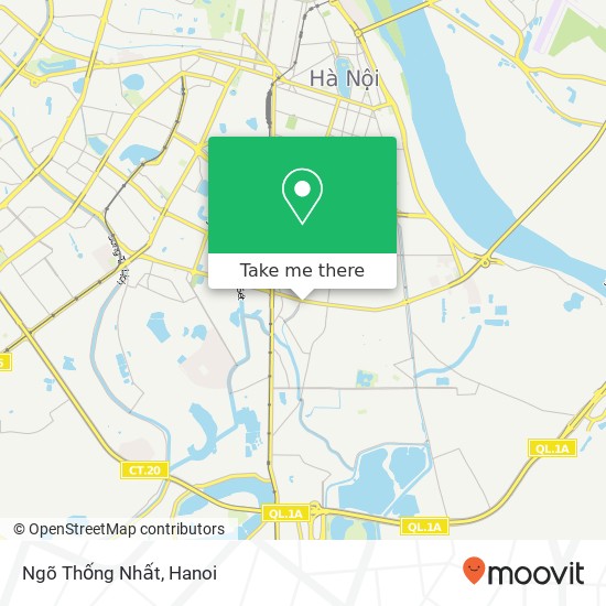 Ngõ Thống Nhất map