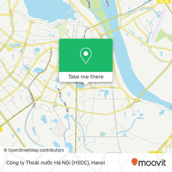 Công ty Thoát nước Hà Nội (HSDC) map