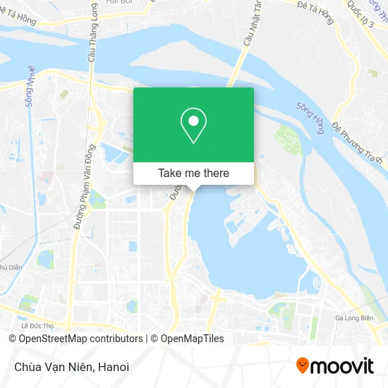 Chùa Vạn Niên map