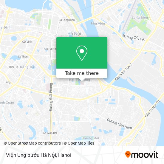 Viện Ung bướu Hà Nội map