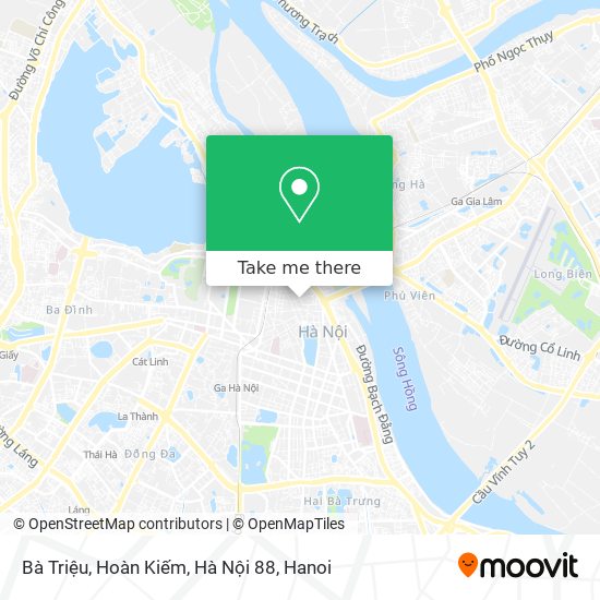 Bà Triệu, Hoàn Kiếm, Hà Nội 88 map