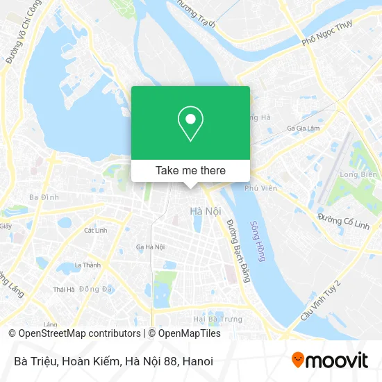 Bà Triệu, Hoàn Kiếm, Hà Nội 88 map