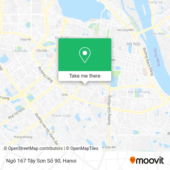 Ngõ 167 Tây Sơn Số 90 map