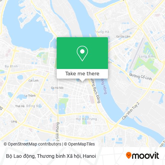 Bộ Lao động, Thương binh Xã hội map