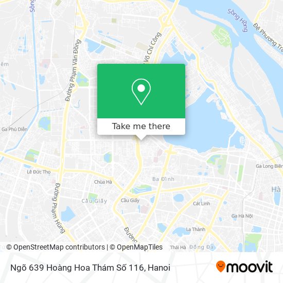 Ngõ 639 Hoàng Hoa Thám Số 116 map