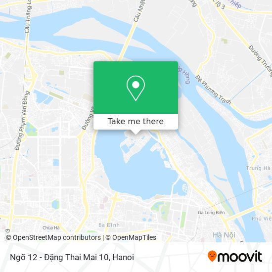 Ngõ 12 - Đặng Thai Mai 10 map