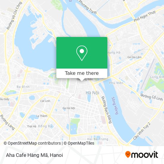 Aha Cafe Hàng Mã map