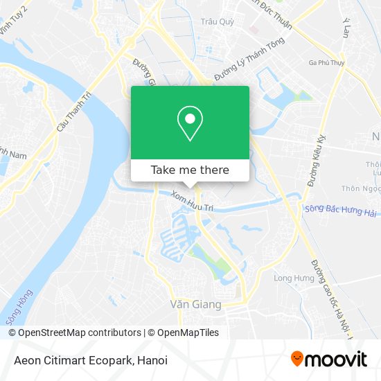 Aeon Citimart Ecopark map
