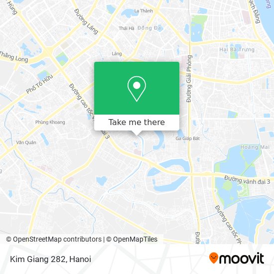 Kim Giang 282 map