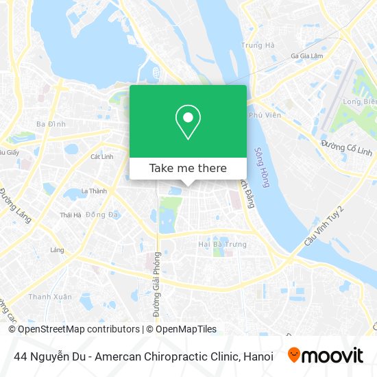 44 Nguyễn Du - Amercan Chiropractic Clinic map