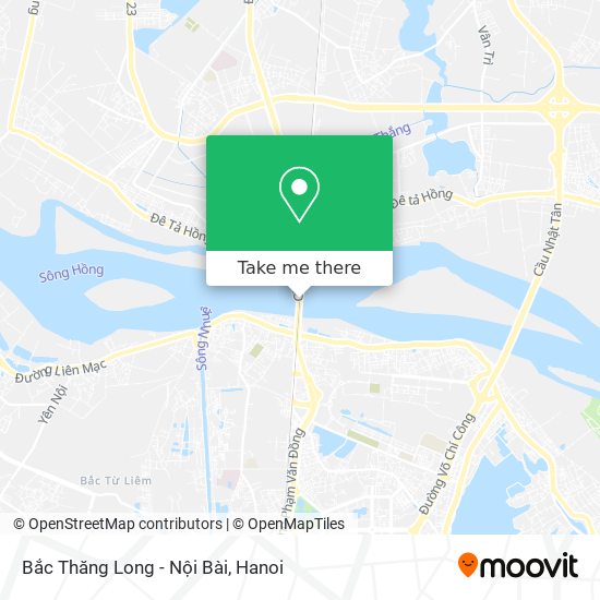 Bắc Thăng Long - Nội Bài map