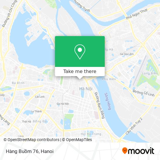 Hàng Buồm 76 map
