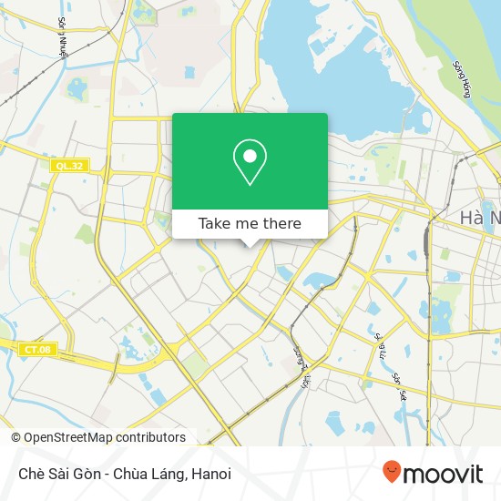 Chè Sài Gòn - Chùa Láng map