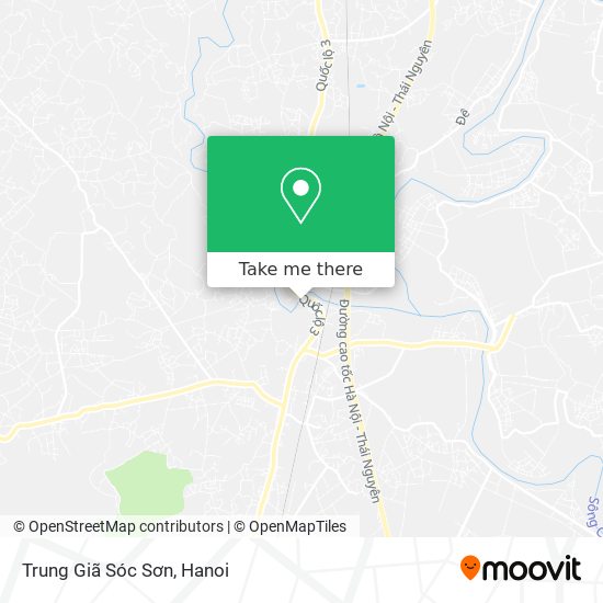 Trung Giã Sóc Sơn map