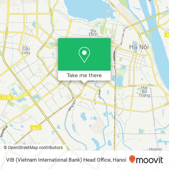 VIB (Vietnam International Bank) Head Office map