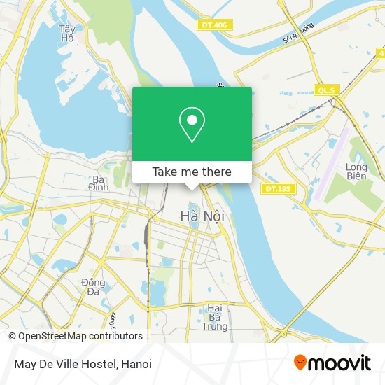 May De Ville Hostel map