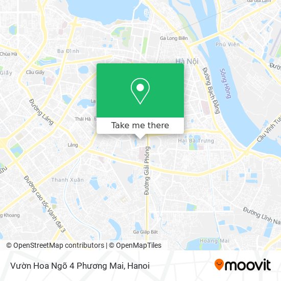 Vườn Hoa Ngõ 4 Phương Mai map