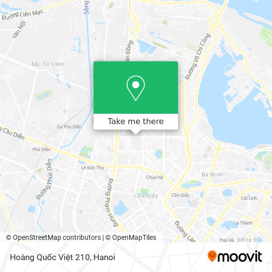 Hoàng Quốc Việt 210 map