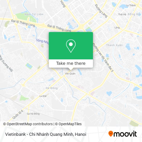 Vietinbank - Chi Nhánh Quang Minh map