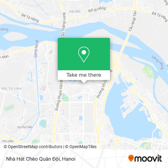Nhà Hát Chèo Quân Đội map