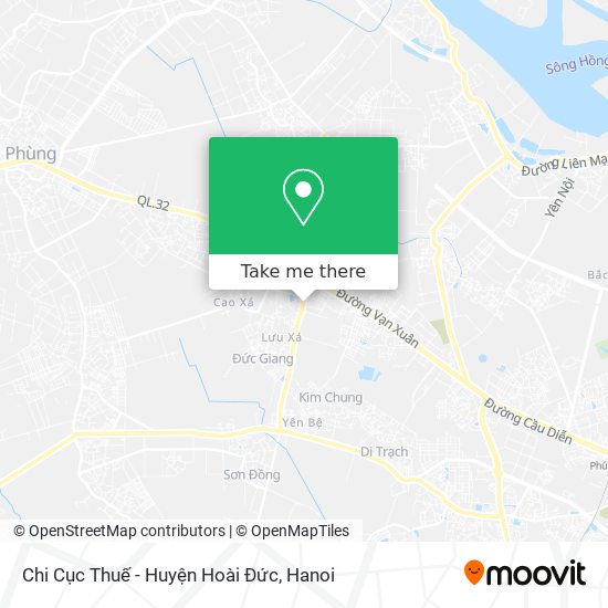 Chi Cục Thuế - Huyện Hoài Đức map