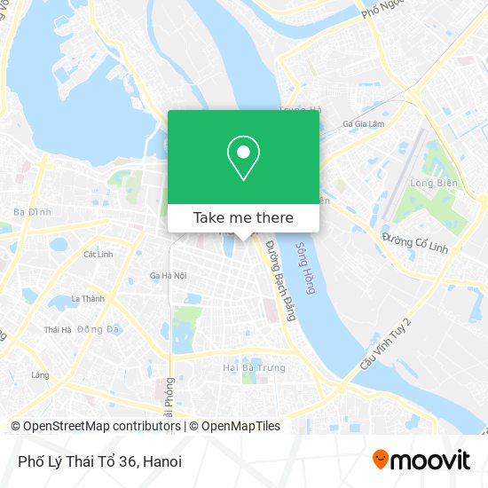 Phố Lý Thái Tổ 36 map
