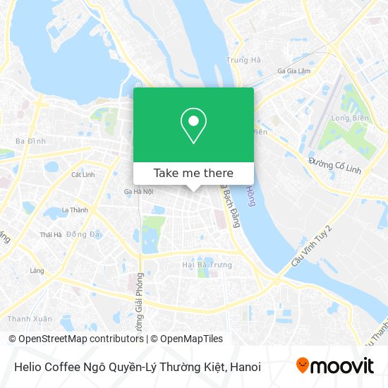 Helio Coffee Ngô Quyền-Lý Thường Kiệt map