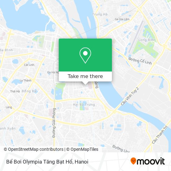 Bể Bơi Olympia Tăng Bạt Hổ map