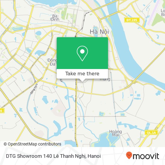 DTG Showroom 140 Lê Thanh Nghị map