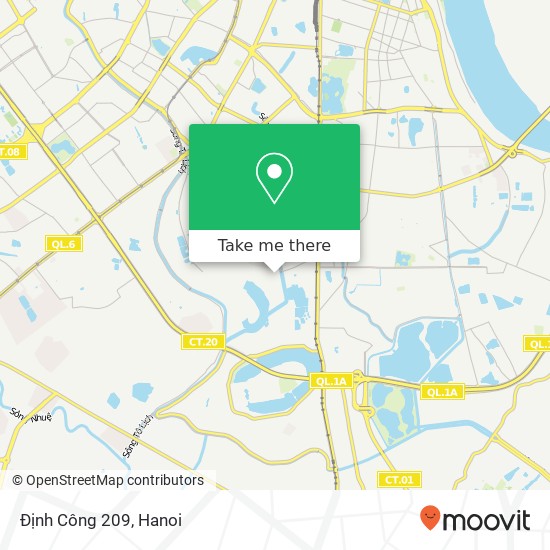 Định Công 209 map